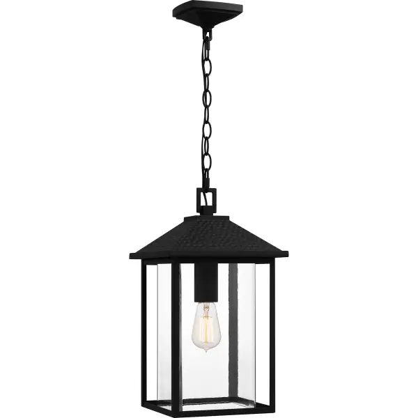 Fletcher's classic silhouette boasts a sleek design that combines transitional style with industrial elements. This collection of post, hanging, and wall lanterns provides ample, ambient lighting with the refinement of clear glass. An earth black frame completes the look, featuring a uniquely textured pattern for added style. As part of our Coastal Armour collection, this product is durable, marine grade, and comes with a 5-year limited warranty.