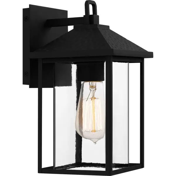 Fletcher's classic silhouette boasts a sleek design that combines transitional style with industrial elements. This collection of post, hanging, and wall lanterns provides ample, ambient lighting with the refinement of clear glass. An earth black frame completes the look, featuring a uniquely textured pattern for added style. As part of our Coastal Armour collection, this product is durable, marine grade, and comes with a 5-year limited warranty.