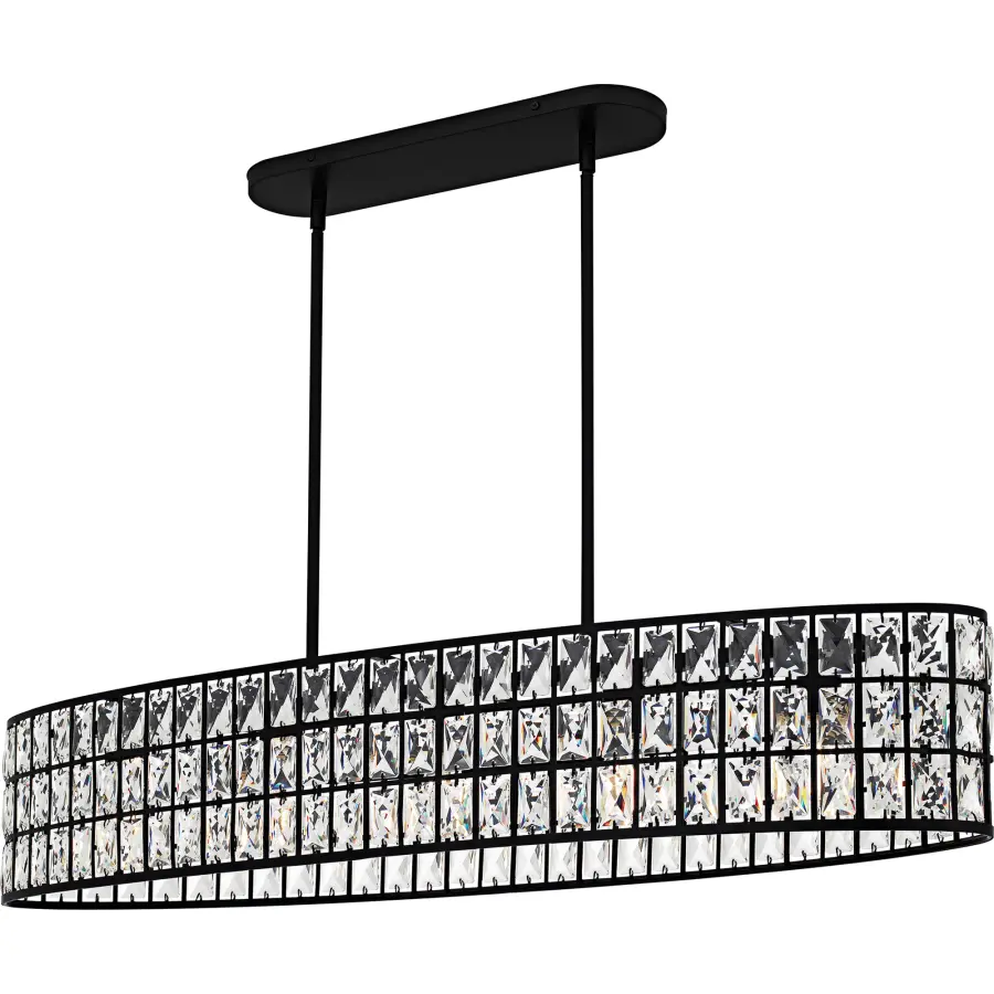 Gibson 5-Light Polished Chrome Linear Chandelier