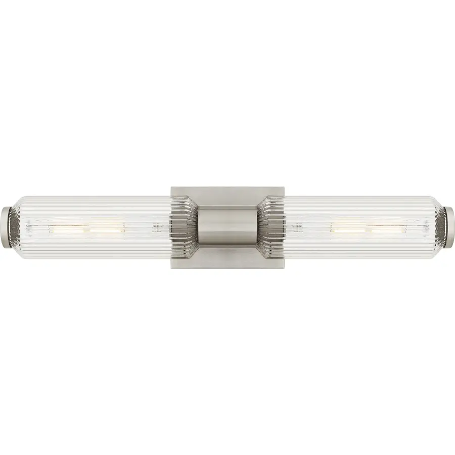Hawes 2-Light Brushed Nickel Bath Light