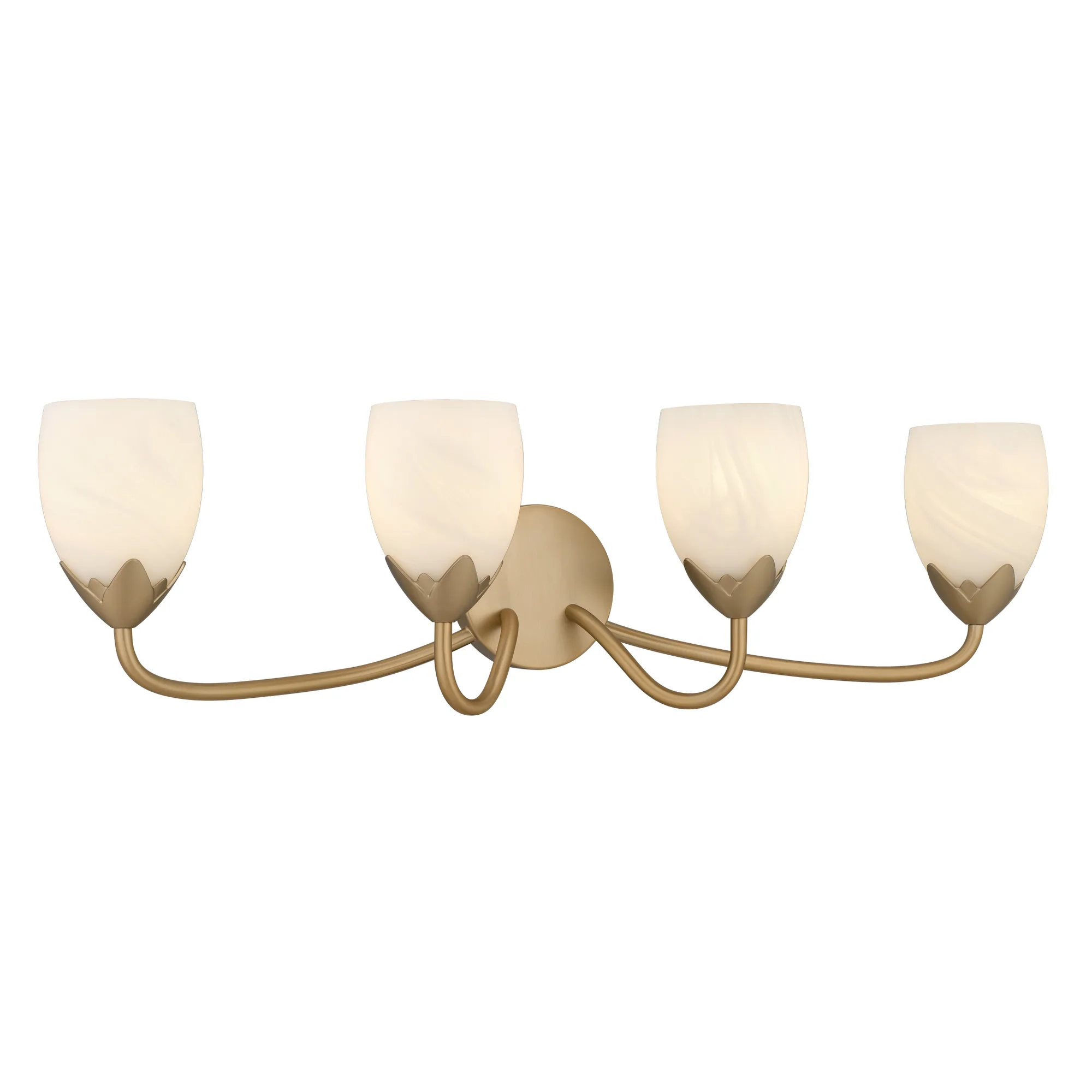Jacobs 4-Light Bronze Gold Vanity Light
