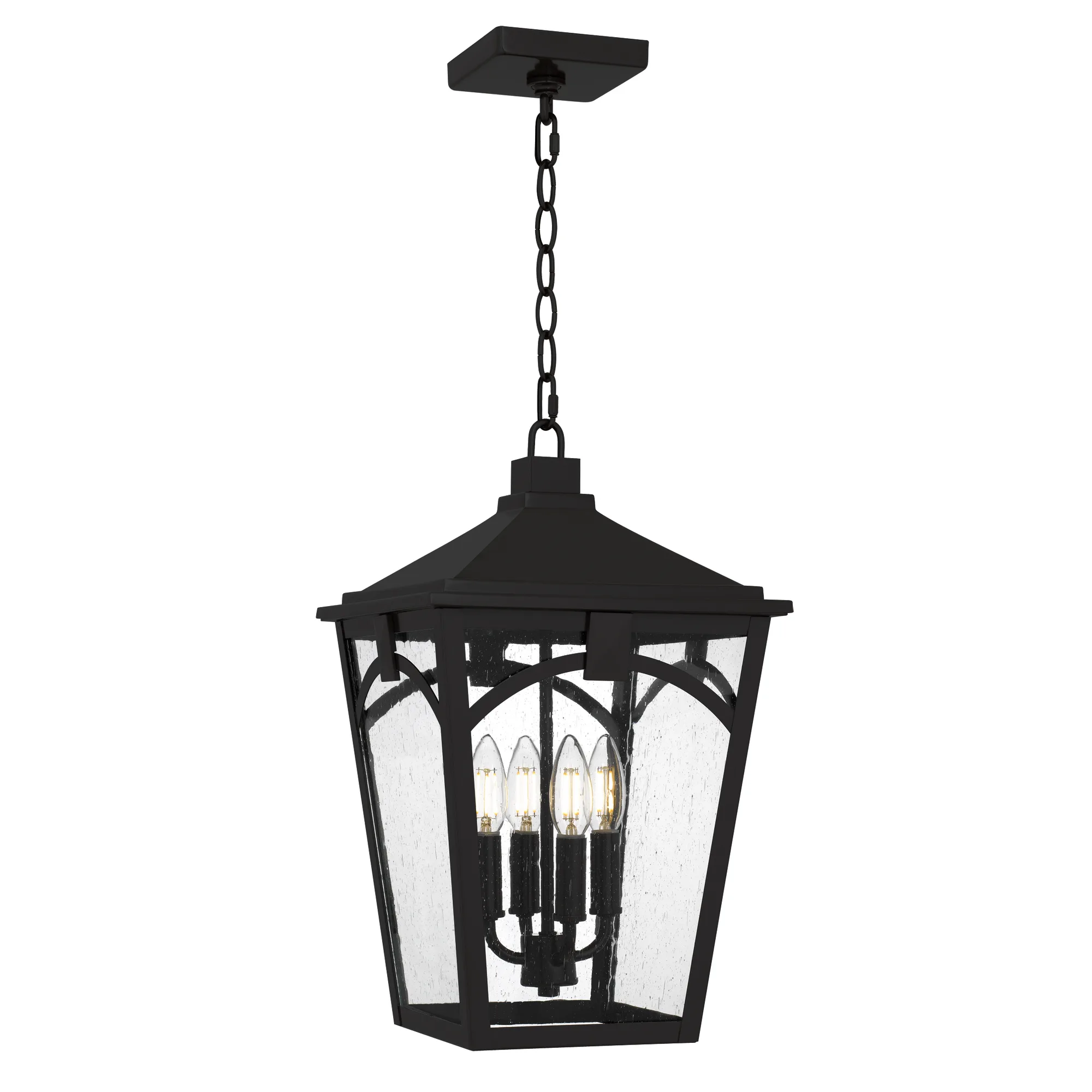Jaxon 4-Light Western Bronze Outdoor Hanging Lantern