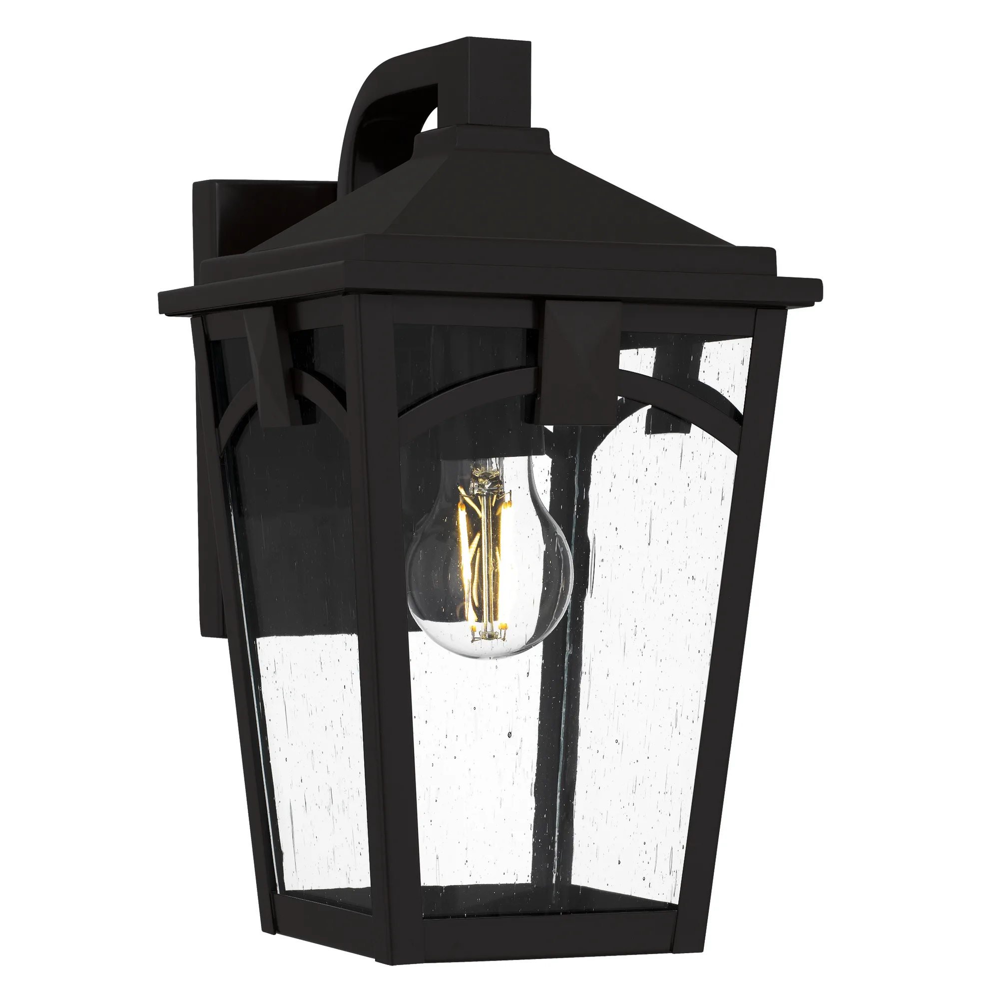 Jaxon 1-Light Western Bronze Outdoor Wall Lantern