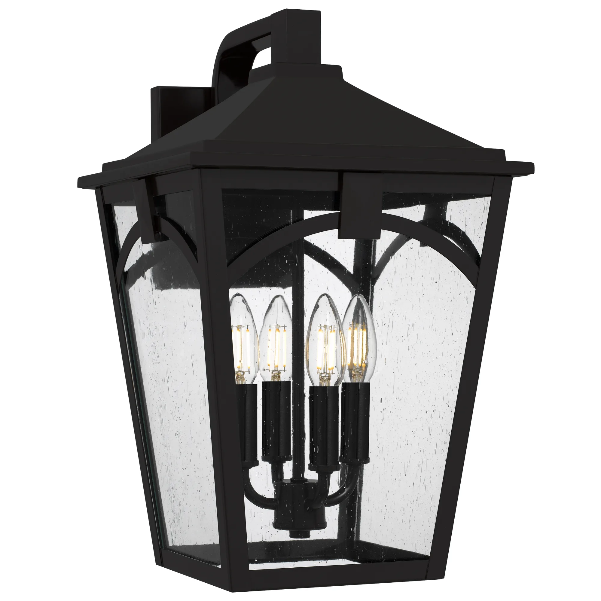 Jaxon 4-Light Western Bronze Outdoor Wall Lantern