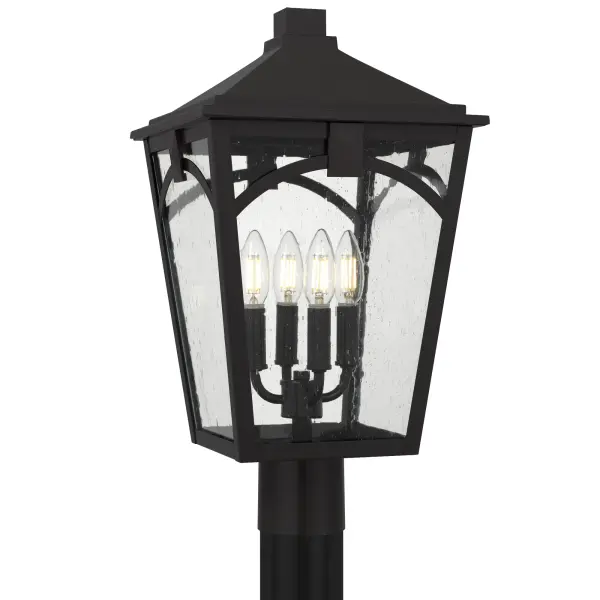 With its timeless silhouette and storybook charm, the Jaxon Outdoor Collection brings a warm, welcoming glow to your home’s exterior. A Western Bronze finish wraps each frame in richness, while clear seedy glass adds character—like a windowpane kissed by gentle rain. Available as a hanging lantern, wall lanterns, or a post light, Jaxon blends classic elegance with enduring craftsmanship—perfect for porches, patios, and pathways where memories are made under the stars.