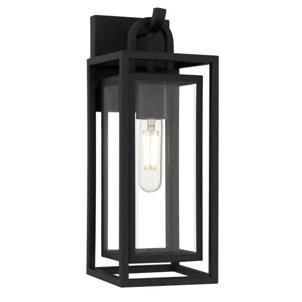 Where modern lines meet timeless charm, the Jayce Outdoor Collection makes a striking first impression. Its matte black finish frames each piece with quiet strength, while clear beveled glass catches the light like morning dew—refined and radiant. Available as a hanging lantern, in multiple sizes of wall lanterns, or as a post light, Jayce is made to elevate your entryways, patios, and pathways with understated elegance and lasting warmth.