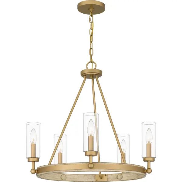 Kelleher is versatile and stylish indoors or out. In addition to an iron black finish meant for outdoor use, this interpretation, in painted modern gold, is meant to add shine and drama to interior spaces. Available as a chandelier or island light.