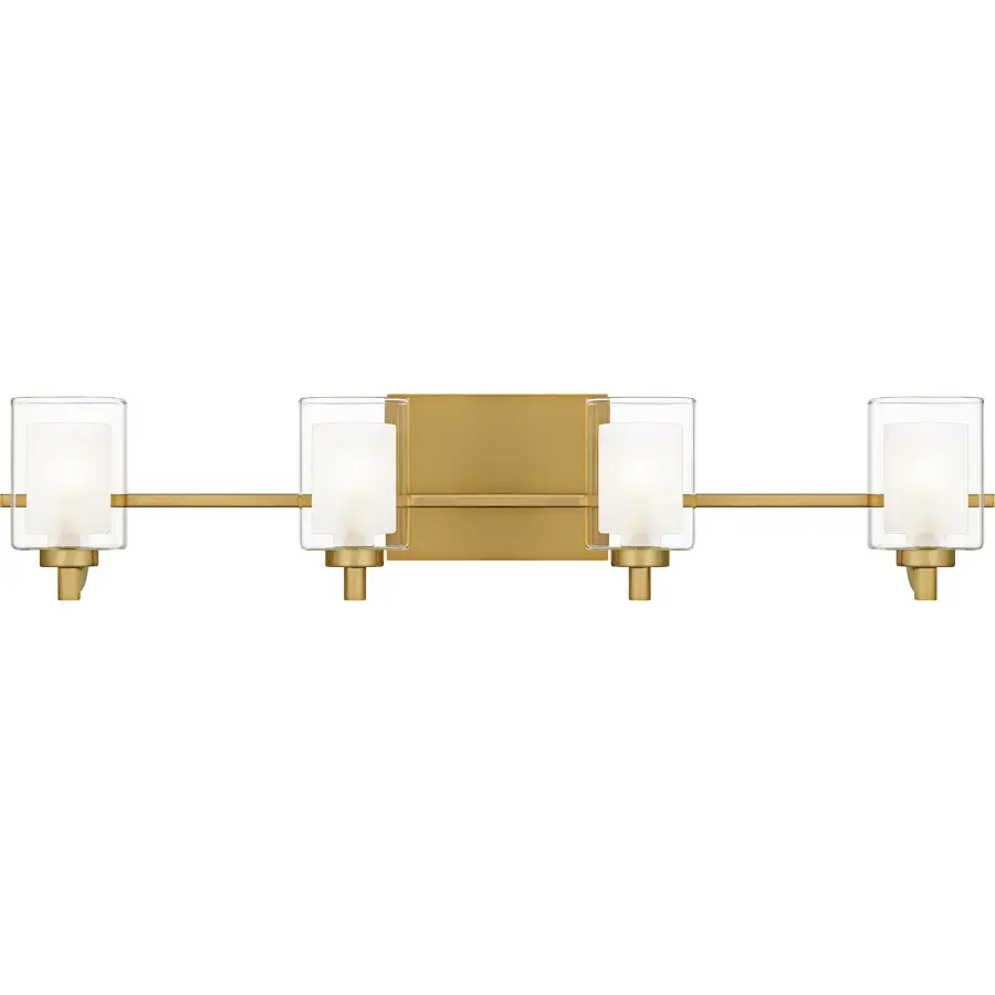 Kolt 4-Light Brushed Gold Bath Light