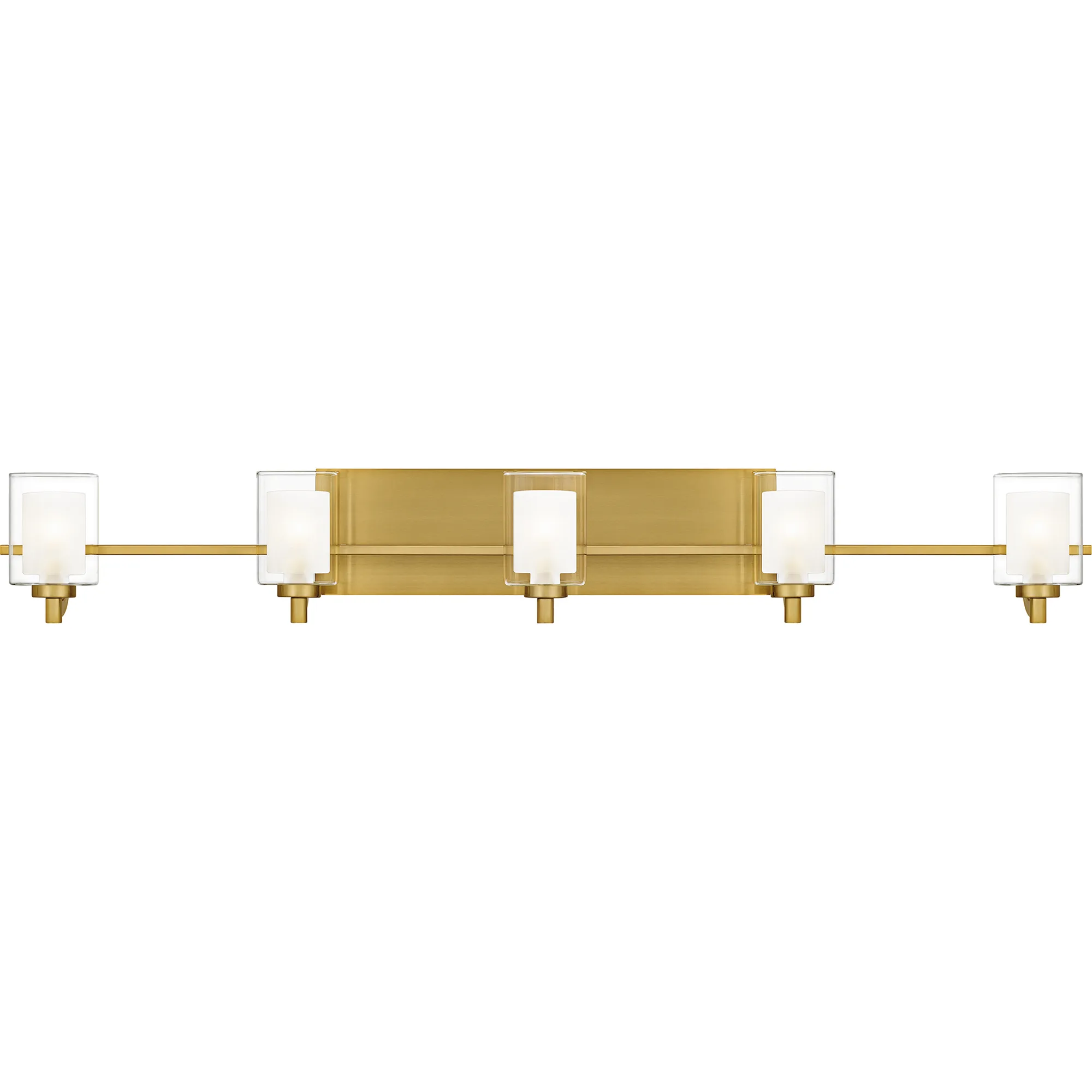 Kolt 5-Light Brushed Gold Bath Light