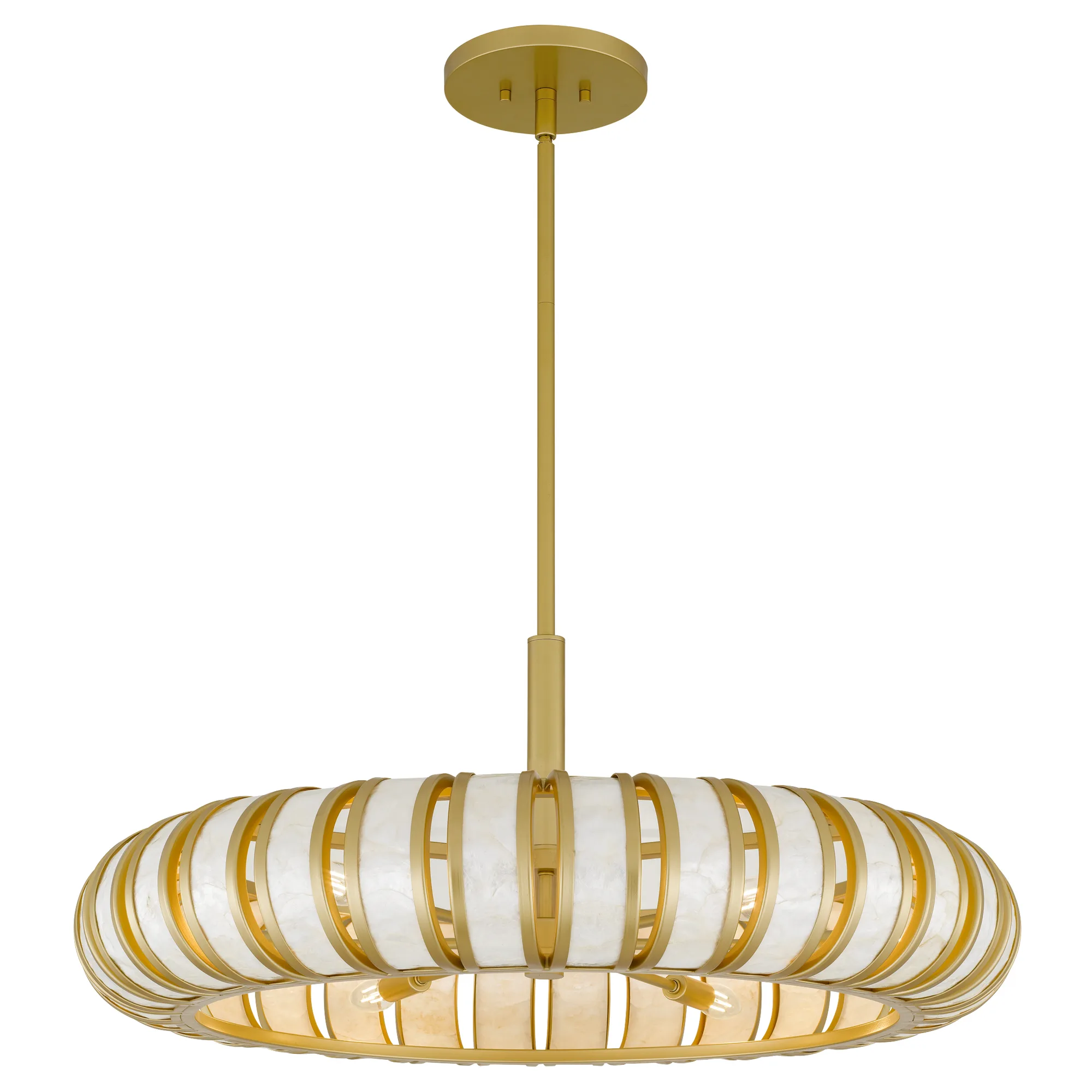 Knight 6-Light Soft Gold Pendant Light