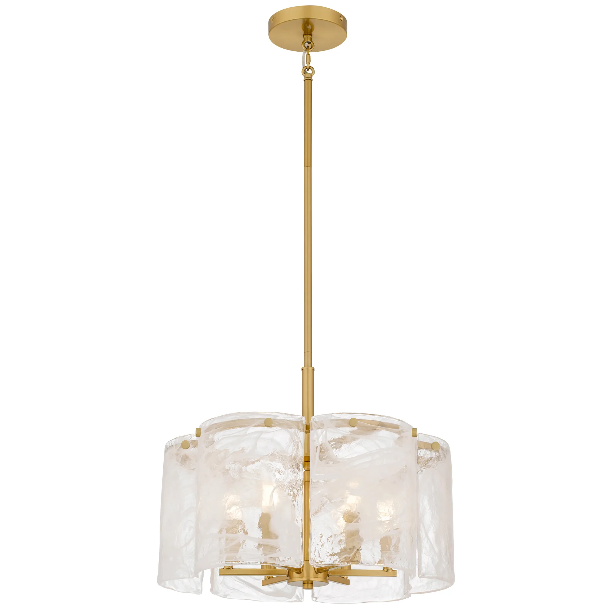 Maisie 6-Light Brushed Gold Pendant Light