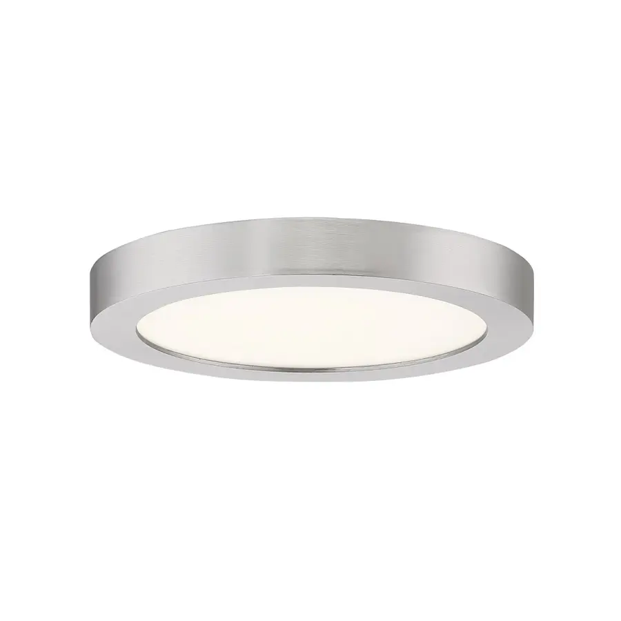 Outskirts 7.5" LED Flush Mount in Brushed Nickel