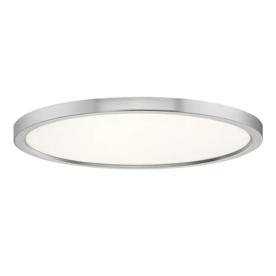 Outskirts 20" LED Flush Mount in Brushed Nickel