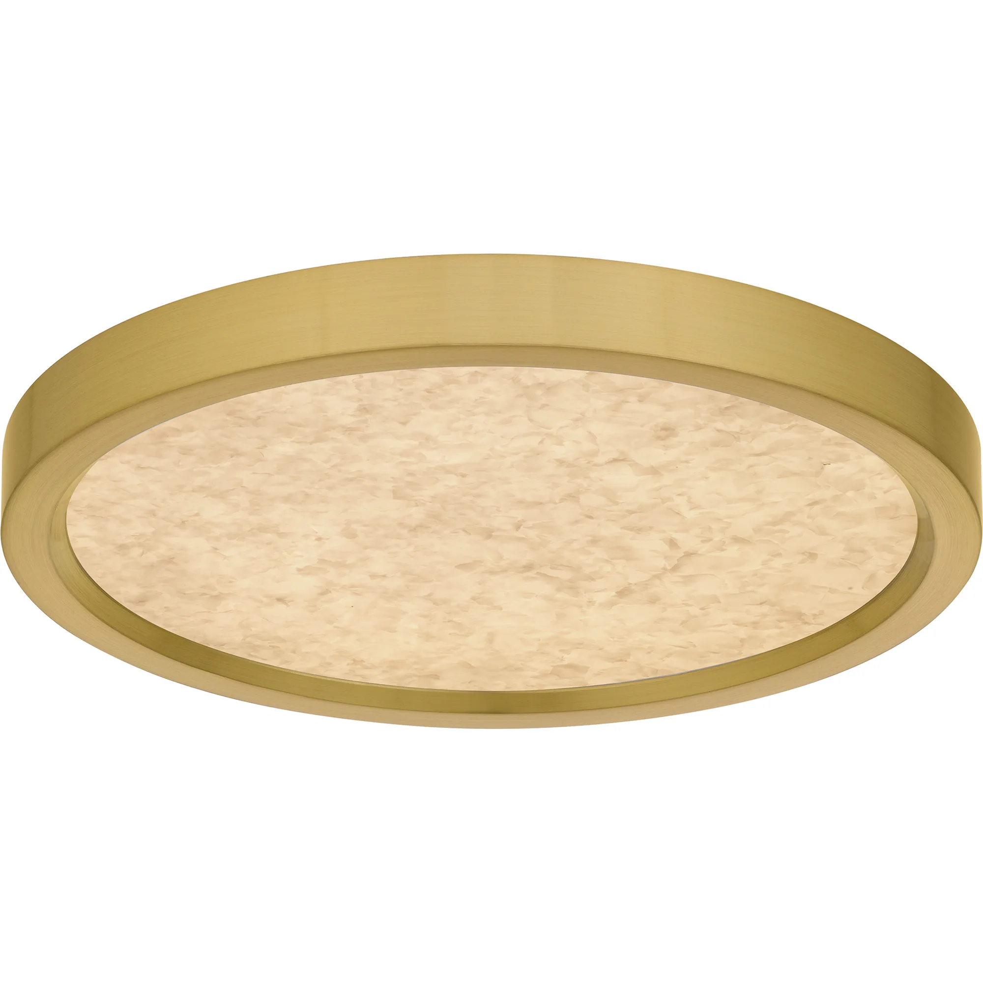 Outskirts Integrated LED Brushed Gold Flush Mount with CCT Switch