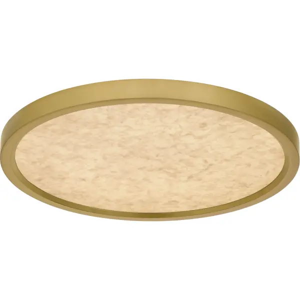 The Outskirts flush mount is a versatile lighting fixture, ideal for a range of room applications. Available in multiple sizes, you can select the brushed gold finish with a white alabaster acrylic shade for a refined look, or the earth black finish with a clear textured acrylic shade for a contemporary style. Featuring an integrated LED light source, Outskirts provides bright, efficient illumination. Additionally, it includes a CCT switch, allowing you to easily customize the brightness to suit your preferred ambiance.
