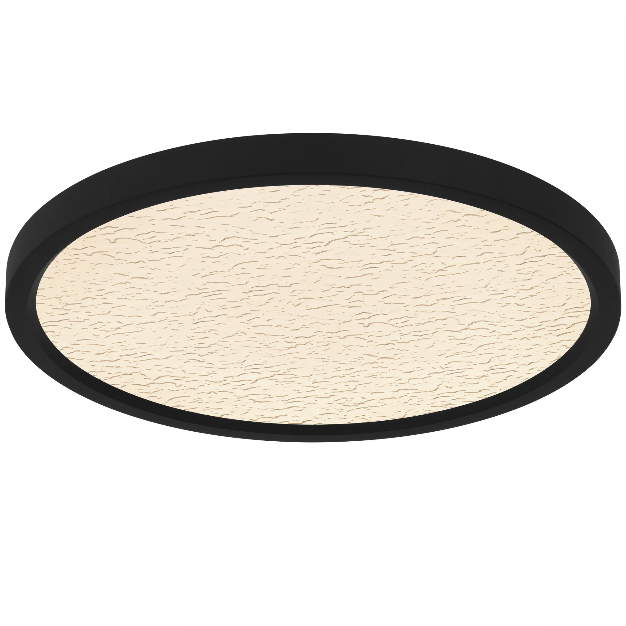 Outskirts Integrated LED Earth Black Flush Mount with CCT Switch