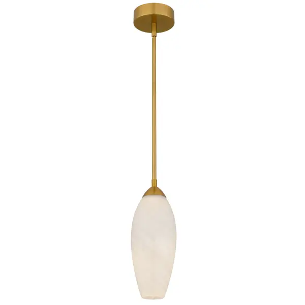 Burnett Integrated LED Brushed Nickel Mini Pendant Light