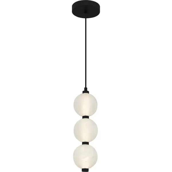 Enhance your space with the modern elegance of the Clarendon lighting collection. Featuring alabaster glass globes and a sophisticated matte black finish, these fixtures bring a unique touch to any room. Available as a linear island light or a stacked mini pendant light, the Clarendon collection offers versatile options to suit your lighting needs. With an integrated LED light source, Clarendon provides both style and energy efficiency, making them a perfect addition to any modern interior.