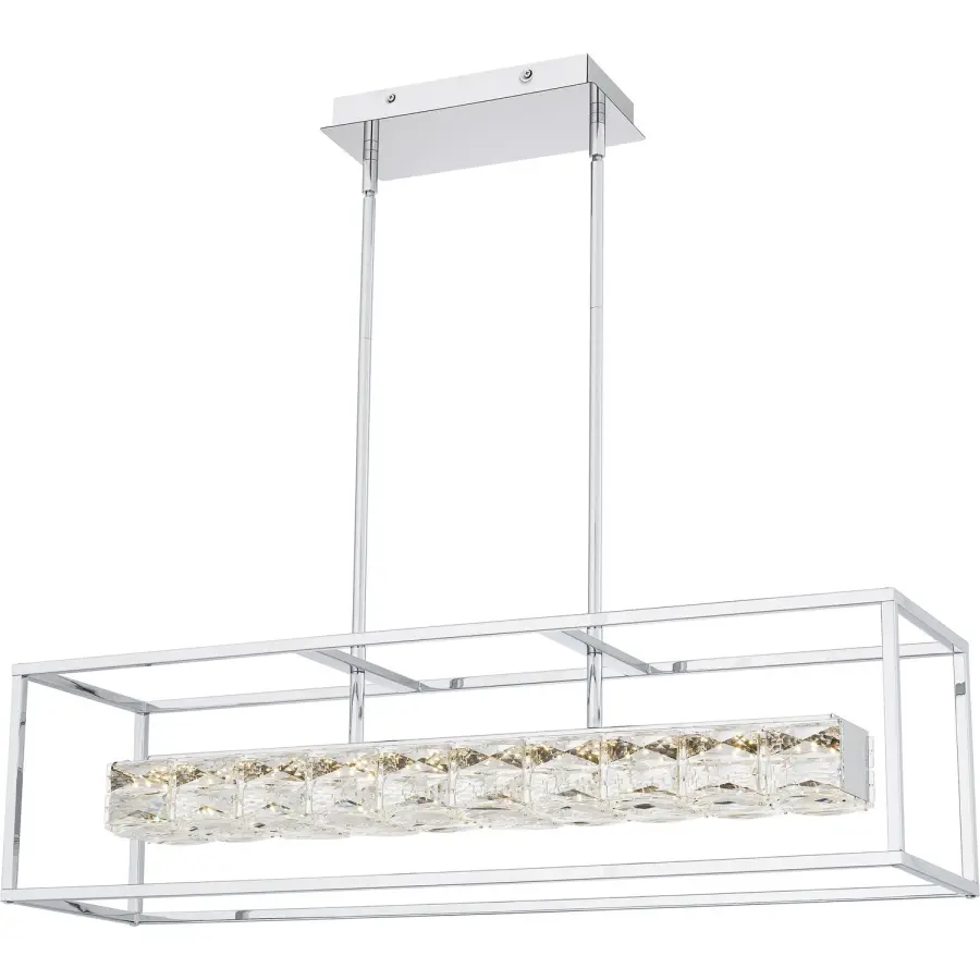 Dazzle LED Linear Chandelier