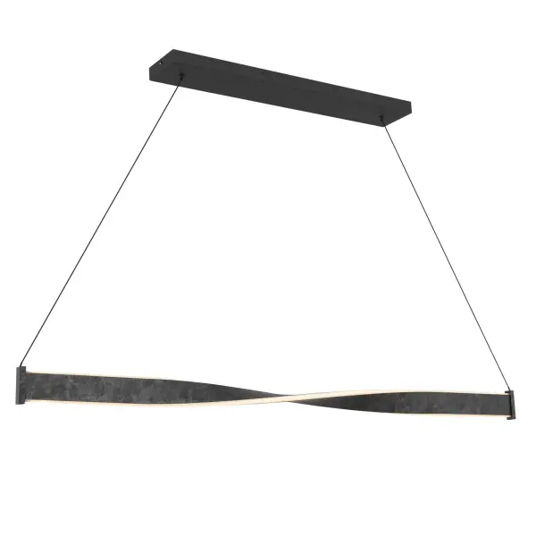Minimalist in form yet rich in feeling, the Porter Linear Chandelier is a study in quiet elegance. A single ribbon of metal, gracefully twisted at its center, evokes the gentle rhythm of a slow dance or the subtle movement of wind-blown silk. Finished in a moody old black, Porter exudes an understated allure—its integrated LED light casting a soft, continuous glow that feels both modern and timeless. Ideal over dining tables or kitchen islands, Porter brings a sense of calm sophistication to any setting.