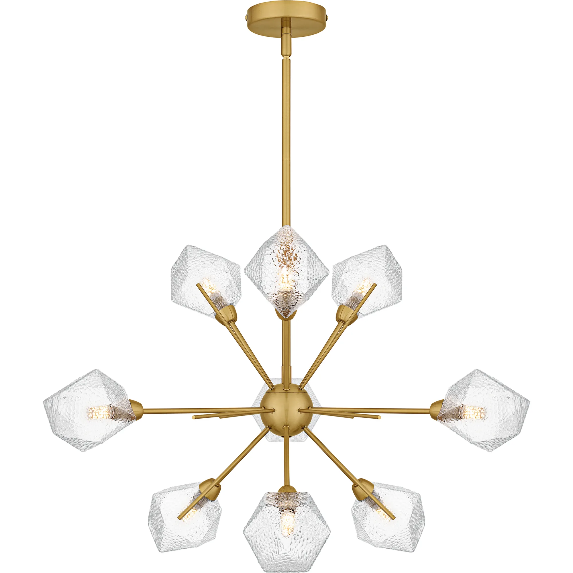 Salvador 9-Light Brushed Gold Chandelier