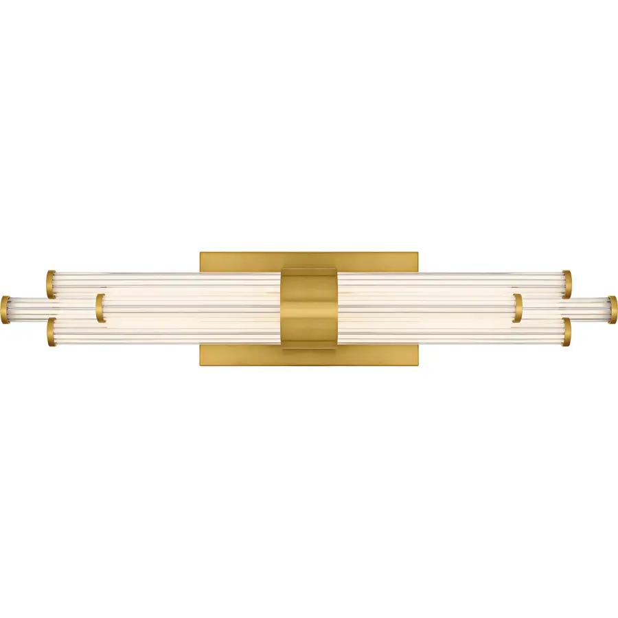 Talbott Integrated LED Brushed Gold Bath Light with CCT Switch