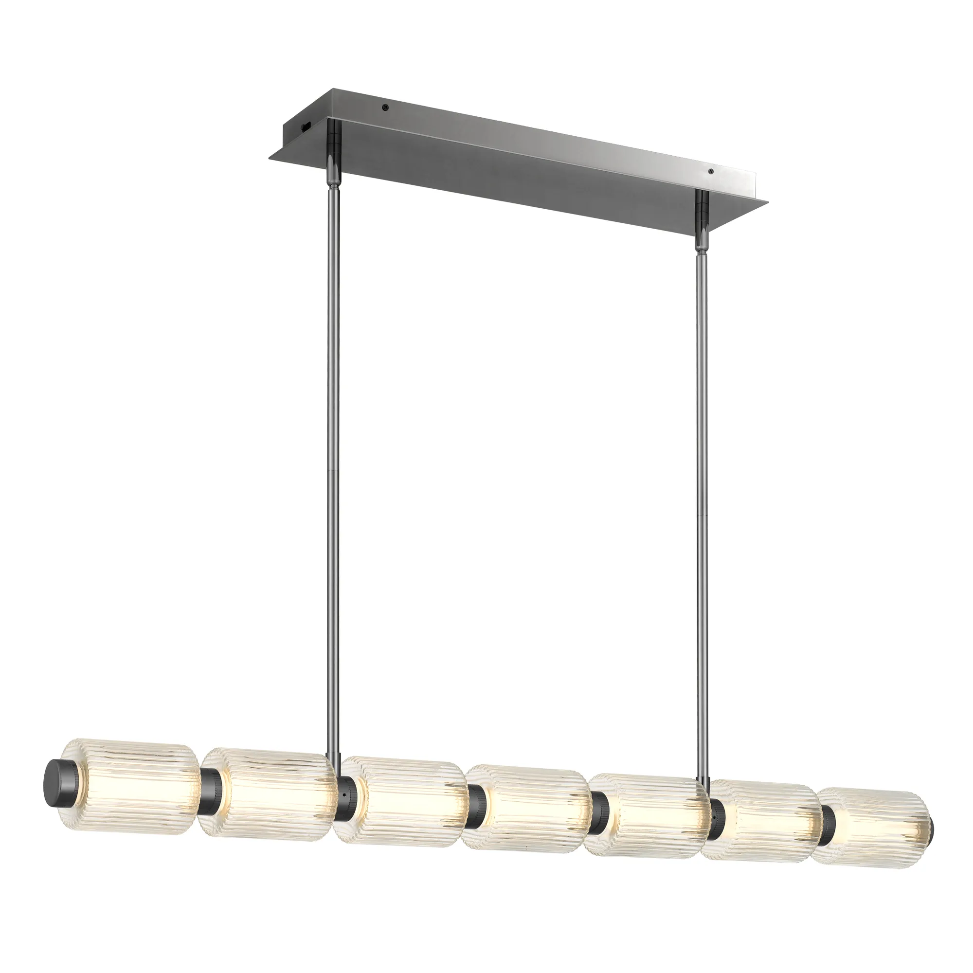 Turner Integrated LED Black Chrome Island Light with CCT Switch
