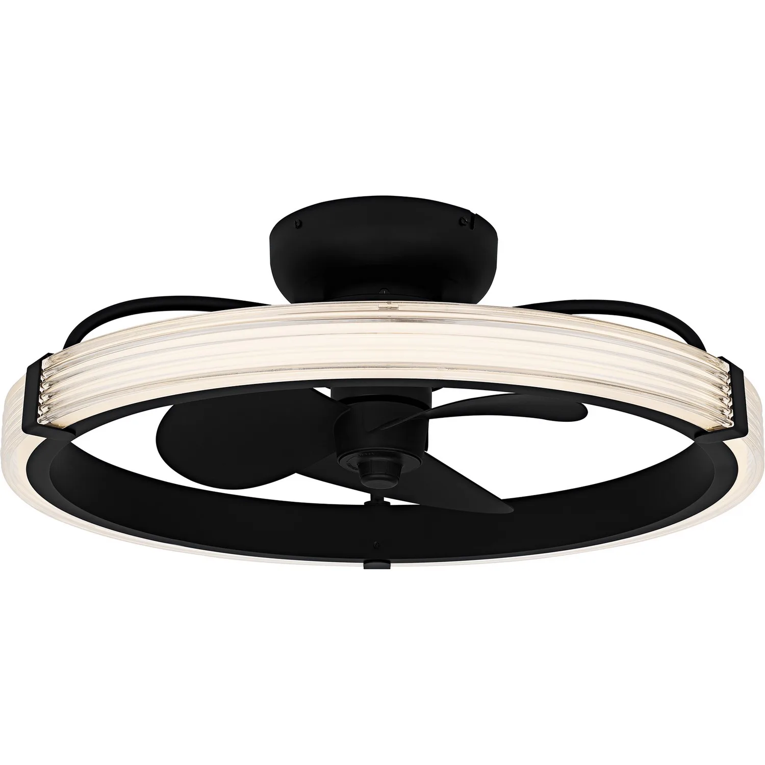 Elrod LED Ceiling Fan Light in Matte Black