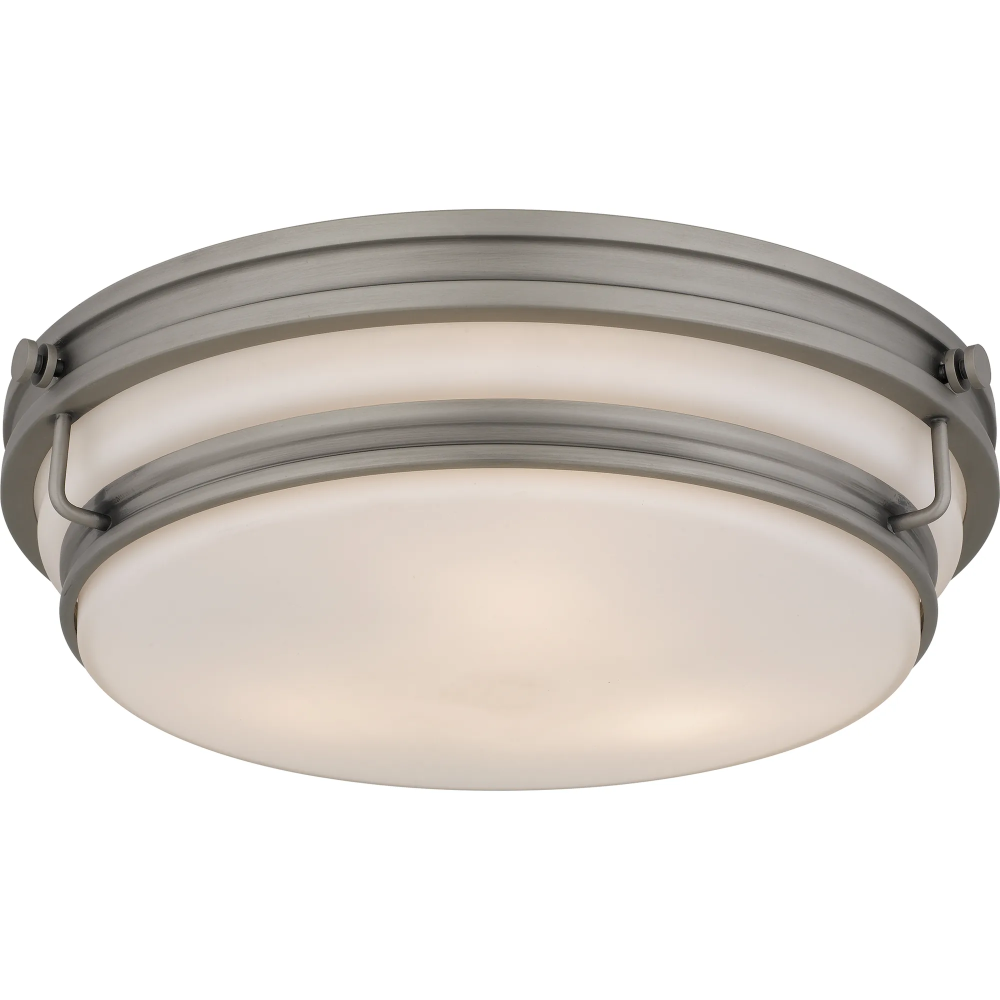 Grafton 3-Light Flush Mount in Antique Nickel