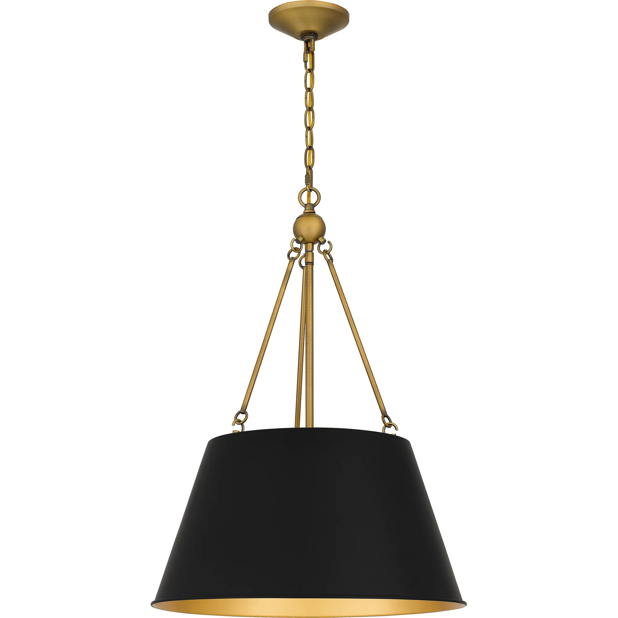 Aberdale 4-Light Pendant in Matte Black