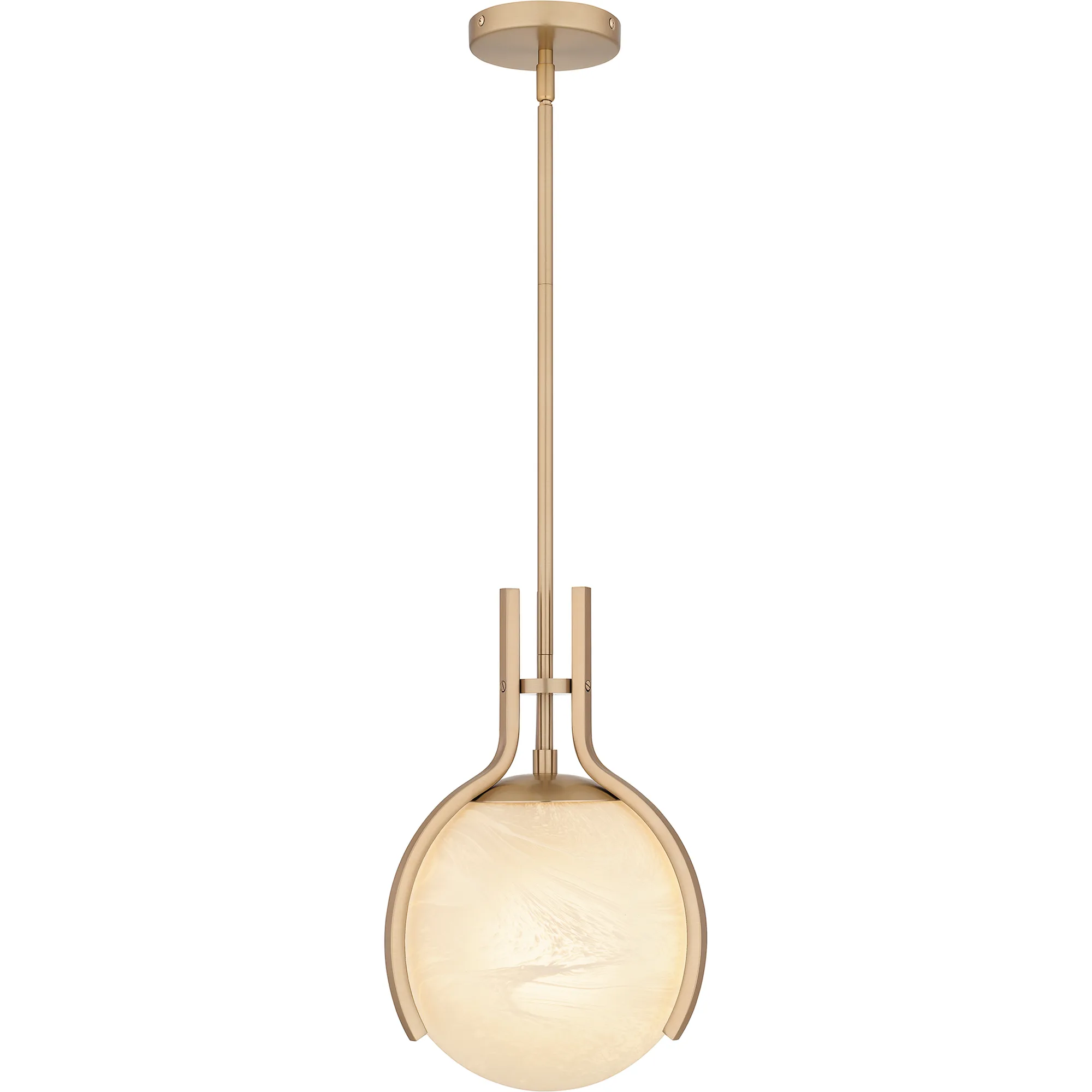 Orbit One Light Pendant in Bronze Gold