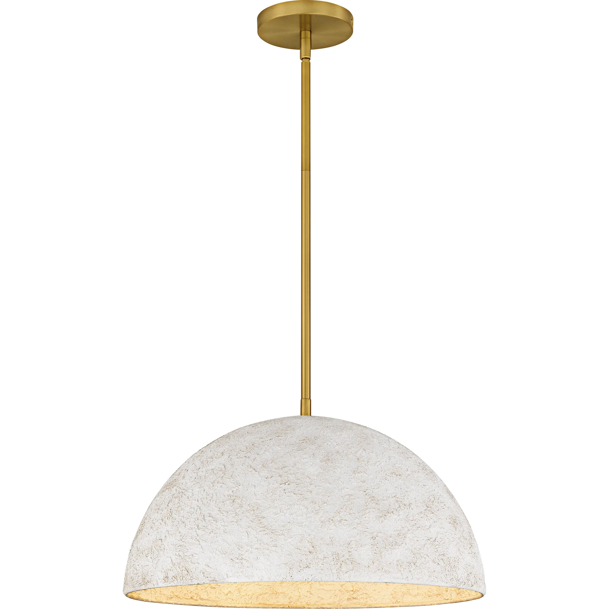 Portia Three Light Pendant in Brushed Gold
