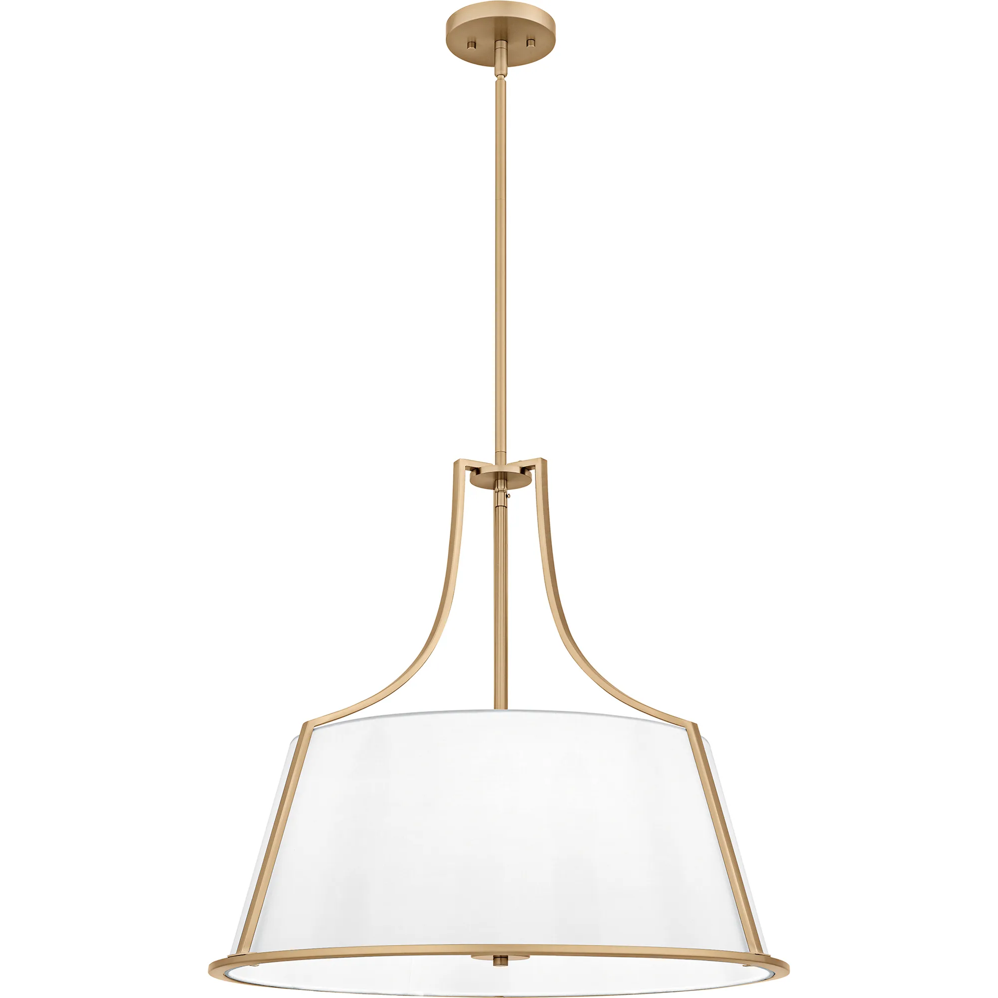Harte 5-Light Drum Pendant in Bronze Gold