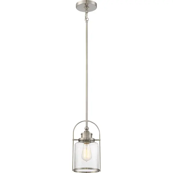 Quoizel fixtures come in a variety of styles  finishes and materials to suit any home decor.  Choose from fabric  metal or even one of our Quoizel Naturals shades  with bamboo  onyx or agate stone  to name a few.  Look to our fixtures to add the finishing touch to your home's style.  (Please note that the vintage bulbs are not included but are available for purchase.)