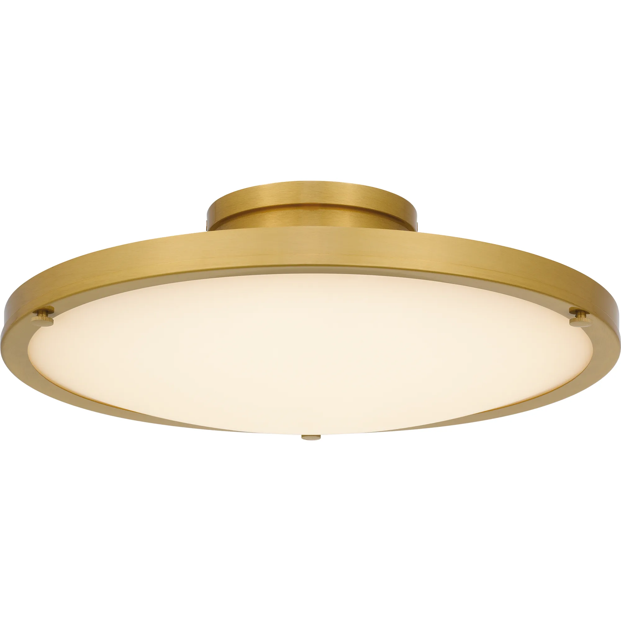 Donne LED Semi-Flush Mount in Brushed Nickel