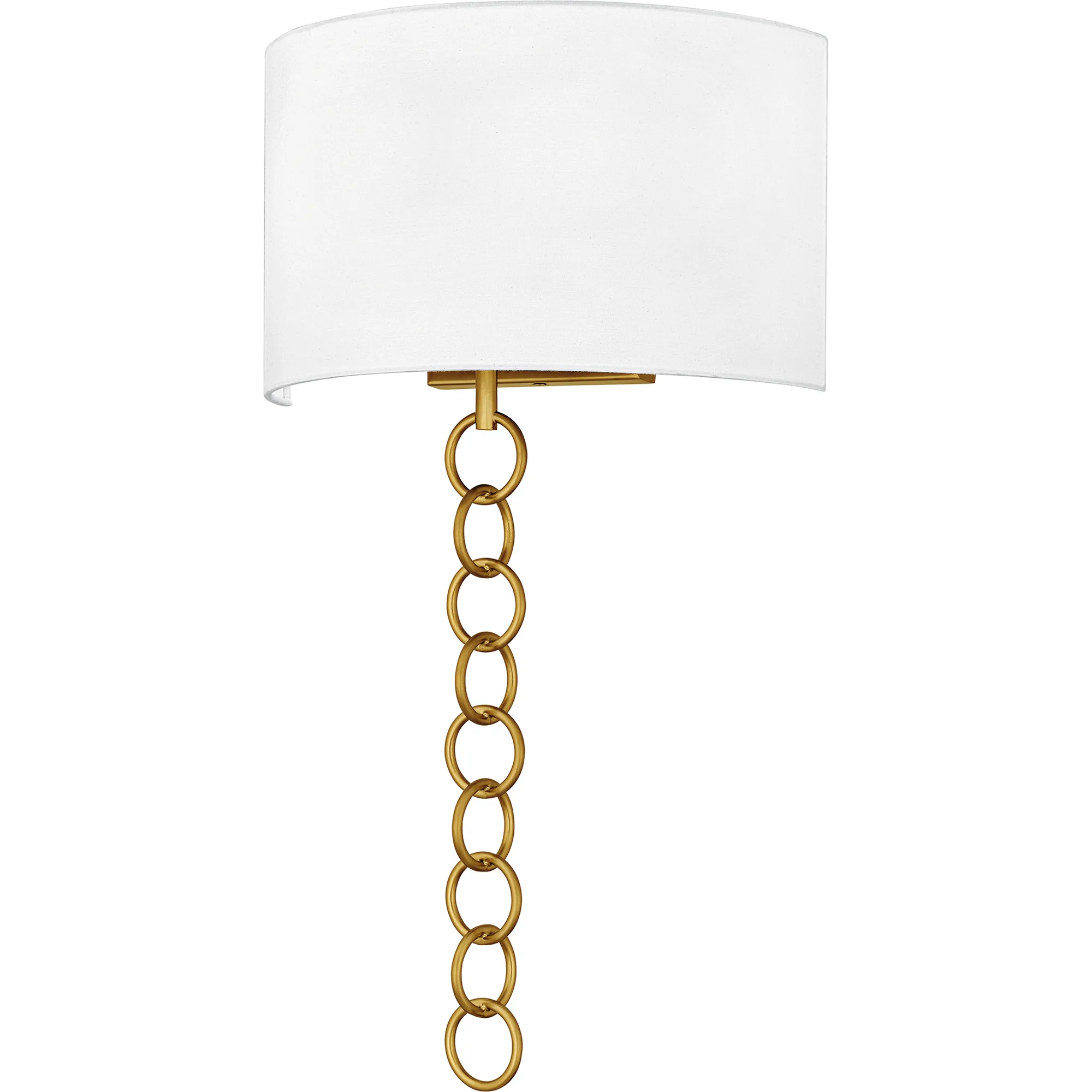 Baynes Two Light Wall Sconce in Brushed Gold