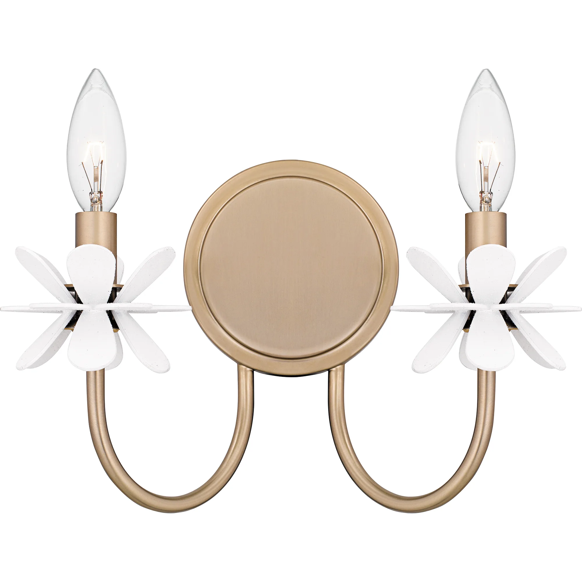 Remy 2-Light Bronze Gold Wall Sconce
