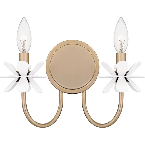 Remy 2-Light Bronze Gold Wall Sconce