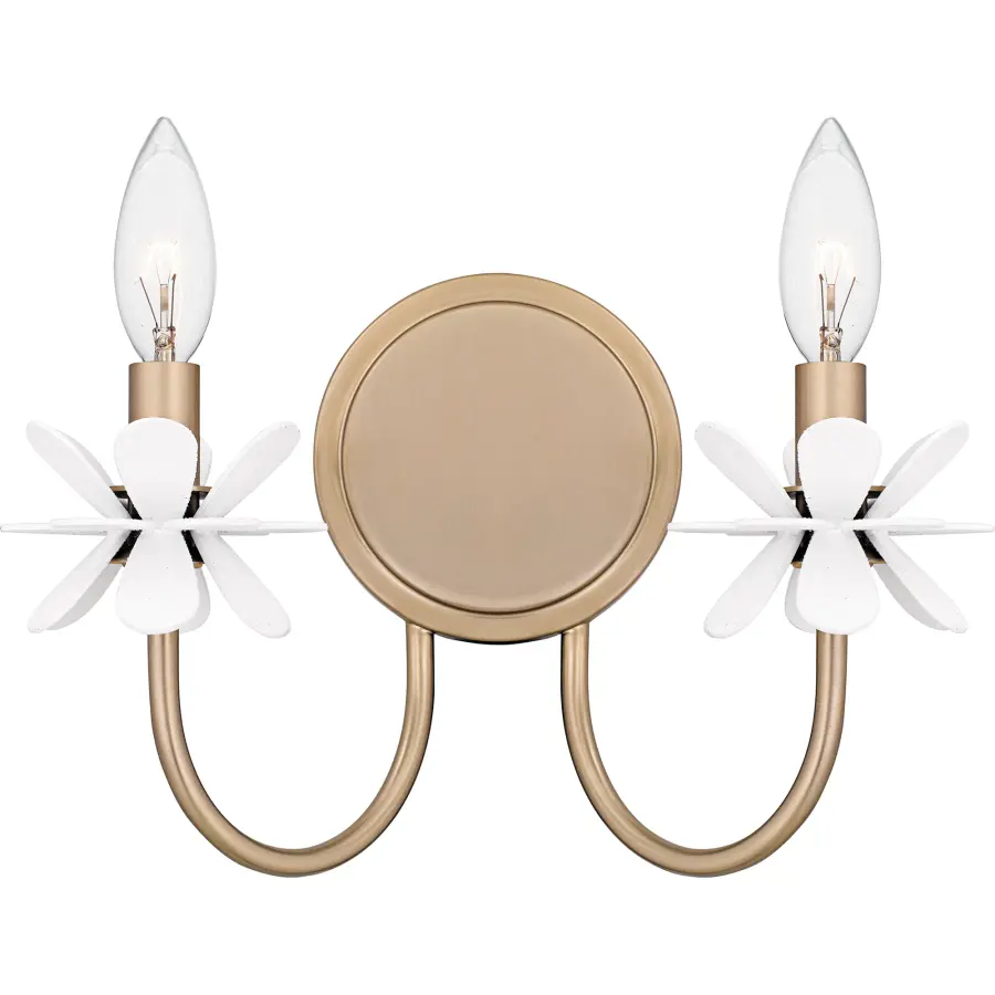 Remy 2-Light Bronze Gold Wall Sconce