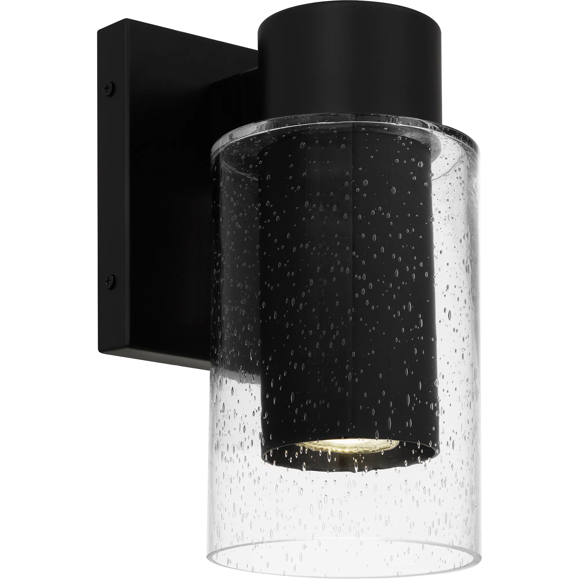 Sawyer Dark Sky 1-Light Matte Black Outdoor Wall Lantern