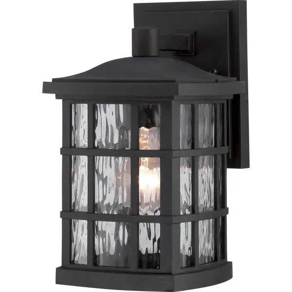 Stonington Outdoor Wall Lantern in Mystic Black
