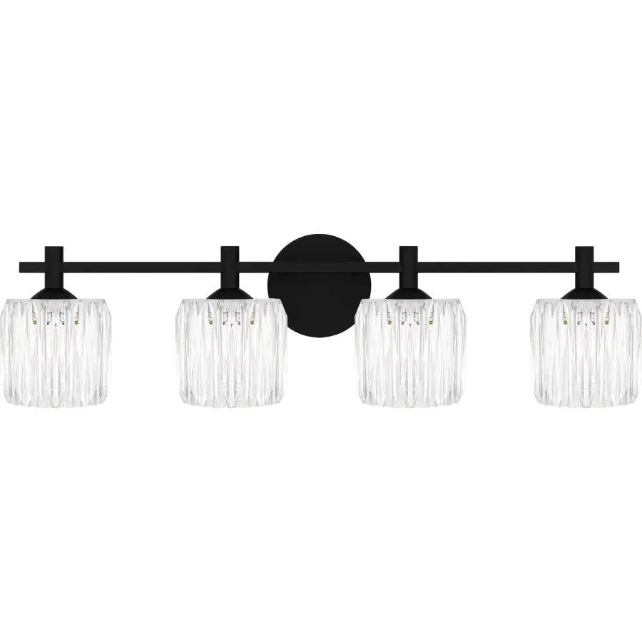 Spade 4-Light Polished Chrome Bath Light
