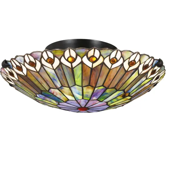 Elegant Tiffany style is a timeless staple of home decor. The various designs are hand assembled using the copper foil technique developed by Louis Comfort Tiffany. With an enormous variety of colors and patterns to choose from, Quoizel Tiffany's have become more popular than ever.Glass color in Tiffany lighting products will vary.  No two pieces are identical.