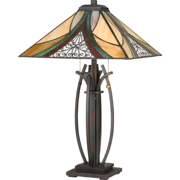 Elegant Tiffany style is a timeless staple of home decor.  The various designs are hand assembled using the copper foil technique developed by Louis Comfort Tiffany.  With an enormous variety of colors and patterns to choose from,  Quoizel Tiffany's have become more popular than ever.