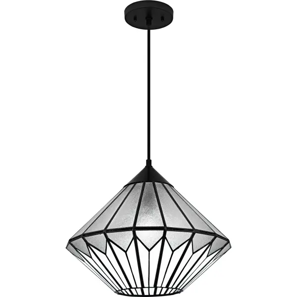 Illuminate your space with the Olivier pendant light, a striking fusion of modern design and classic Tiffany artistry. Featuring a matte black finish, this pendant light offers a sleek, modern look that beautifully contrasts with the intricate Tiffany-style art glass. Ideal for adding a touch of refined sophistication to dining areas, living rooms, or entryways, Olivier makes a bold statement while honoring timeless design.