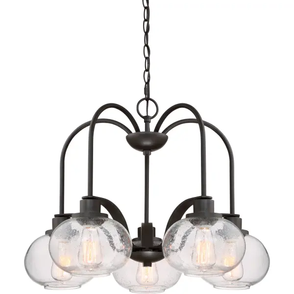 Trilogy 5-Light Chandelier in Old Bronze