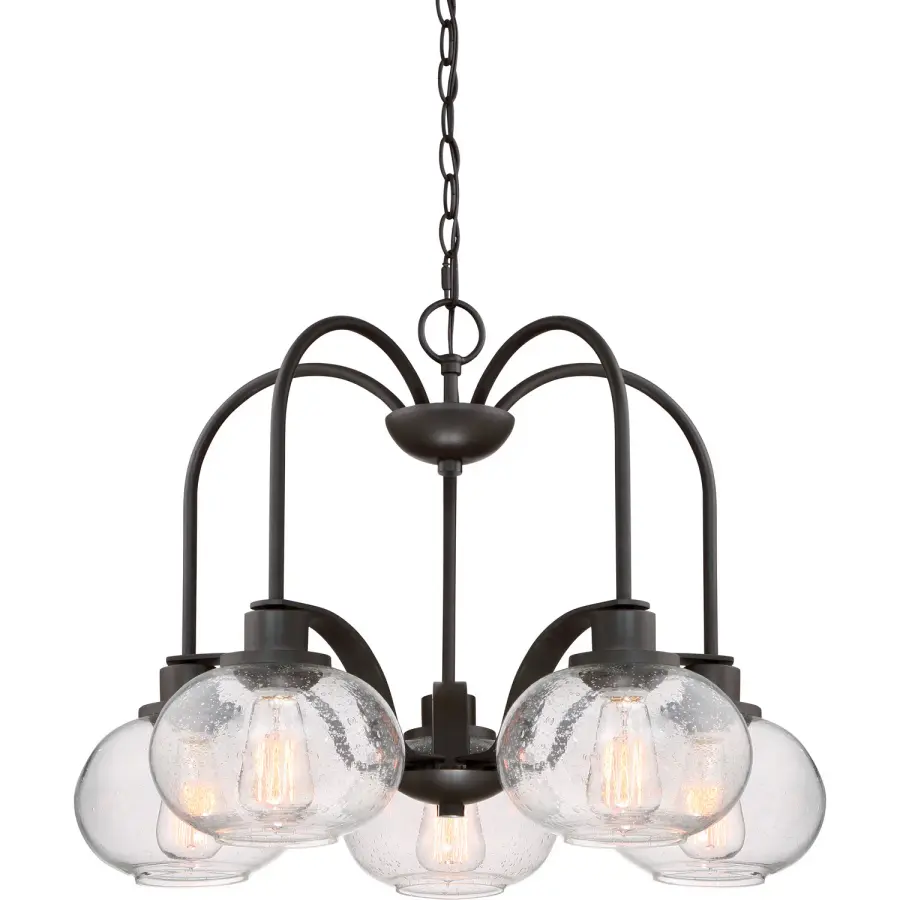 Trilogy 5-Light Chandelier in Old Bronze