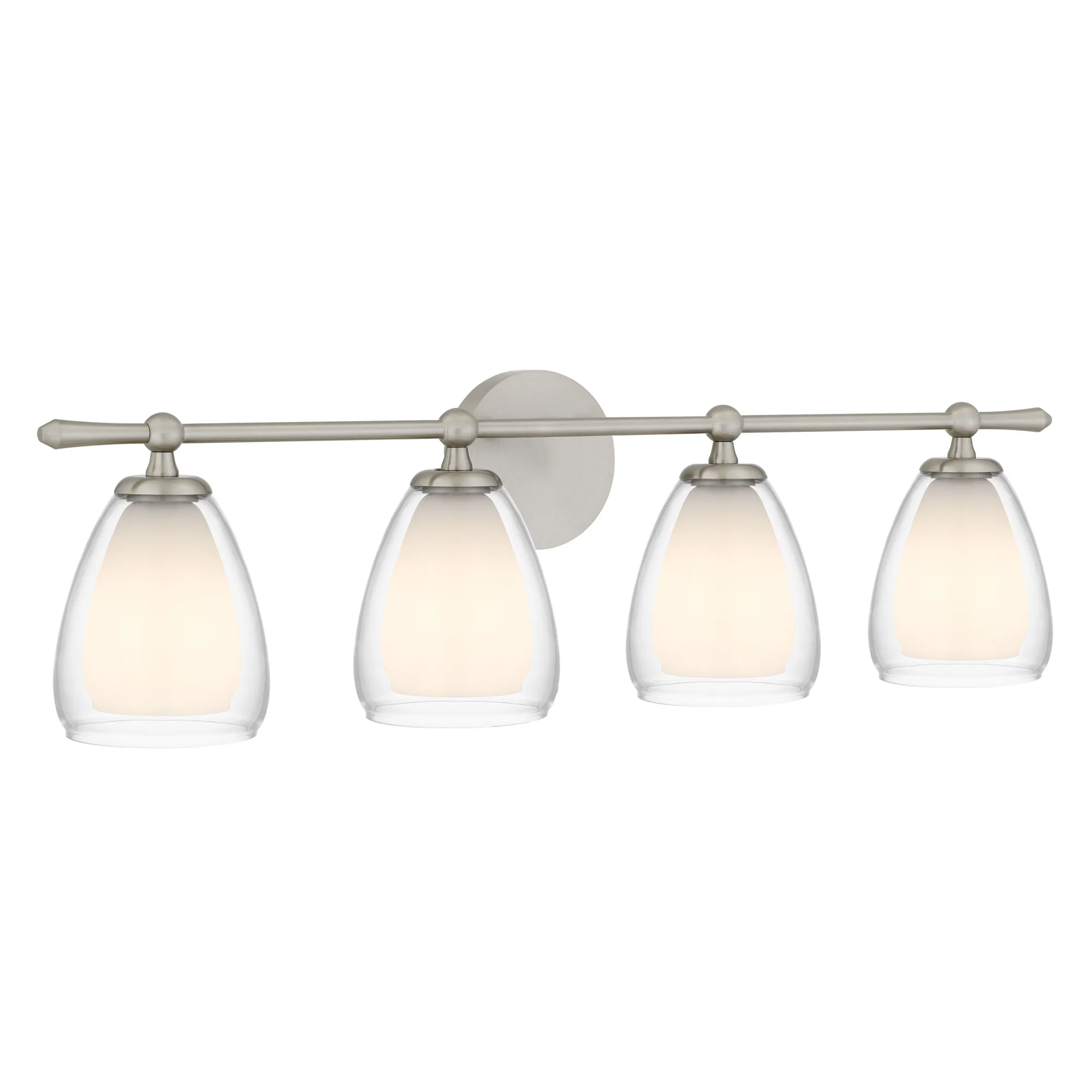 Vivienne 4-Light Brushed Nickel Vanity Light
