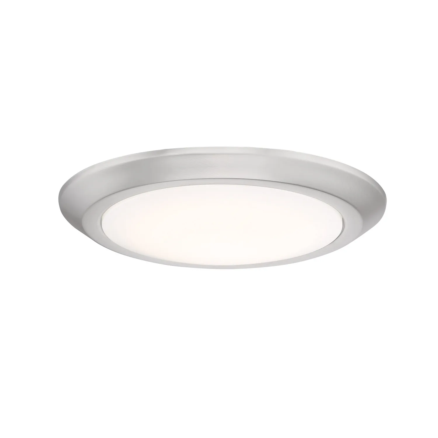 Verge 12" LED Flush Mount in Brushed Nickel