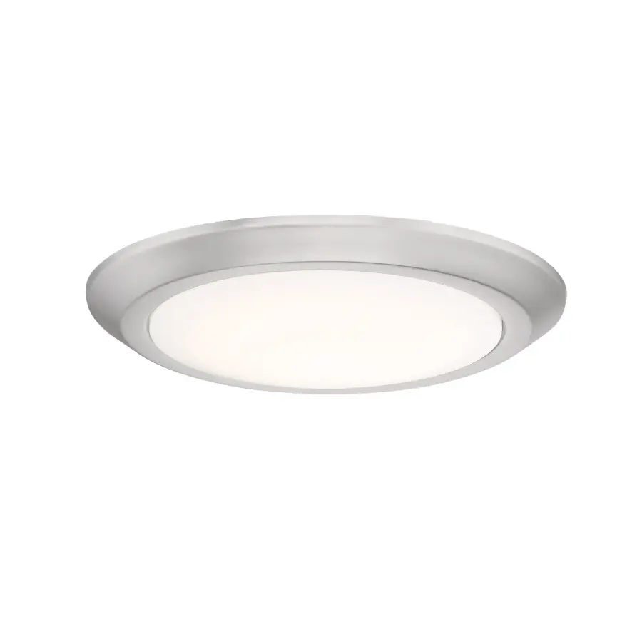 Verge 12" LED Flush Mount in Brushed Nickel